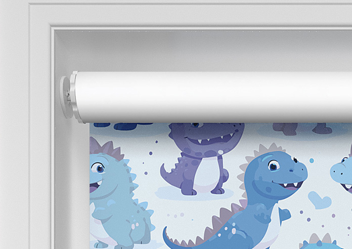 Roarsome, Blue - Twist&Fit Roller Blind - Image 9